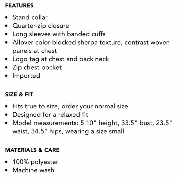 Vineyard Vines Women’s Sherpa SuperShep Color Block Small Navy/White - Picture 10 of 10